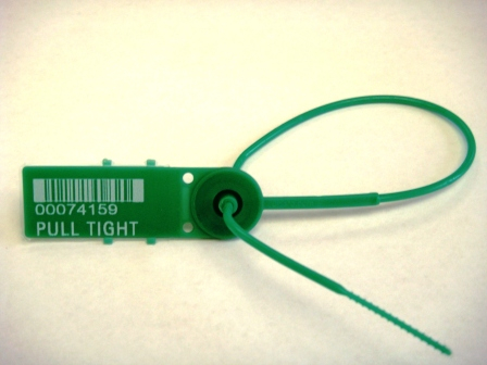 PULL TIGHT SECURITY SEAL GREEN